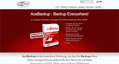 Desktop Screenshot of acebackup.de
