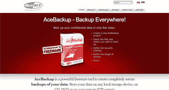 Desktop Screenshot of acebackup.com